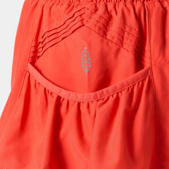 Free People Get Your Flirt on Short L Scarlet Red - Picture 3 of 8